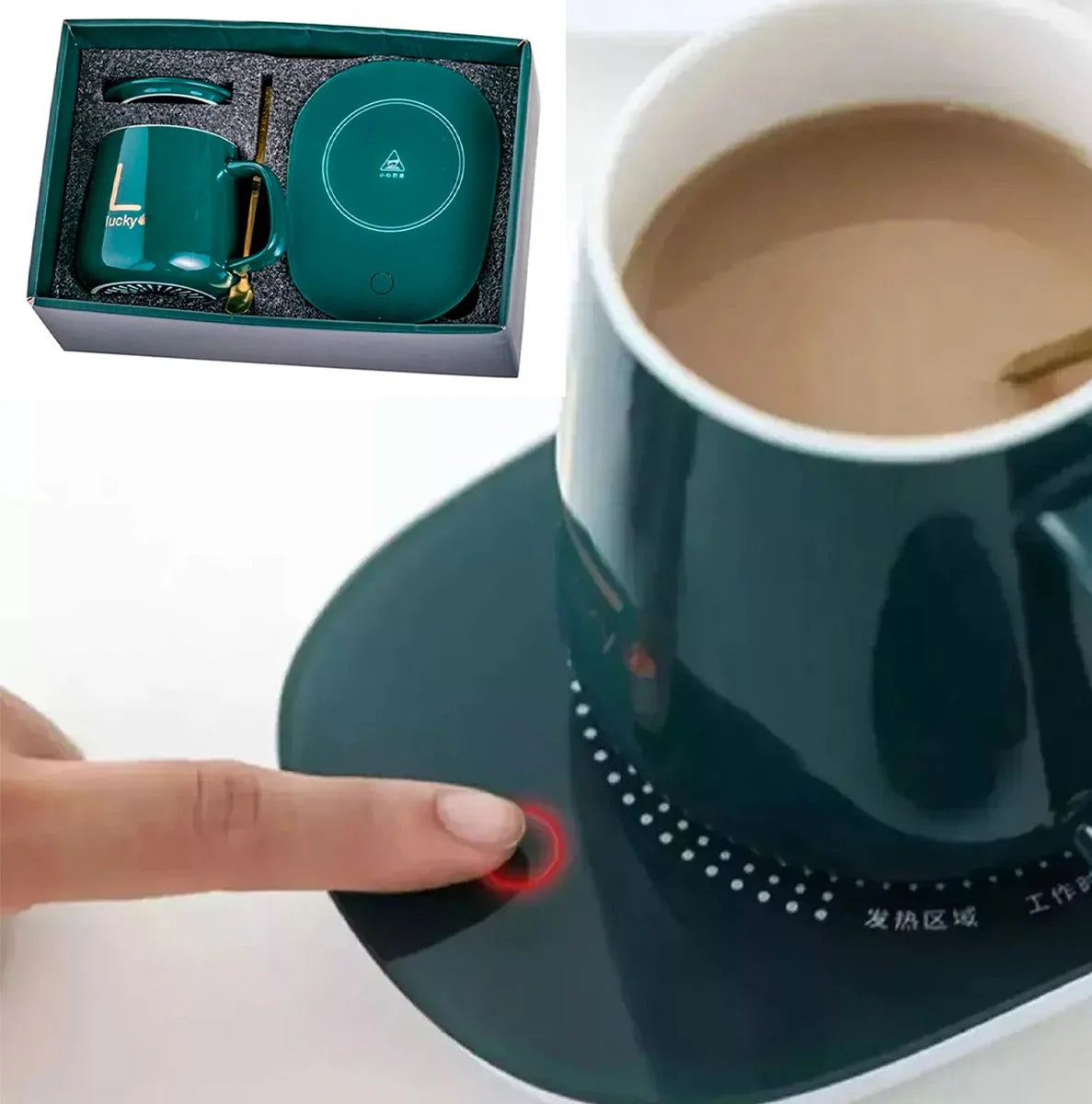 Calentador de Taza Inteligente: Mantén tu Café Caliente Todo el Día en la Oficina