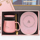 ¡Mantén tu bebida Caliente! : Taza Térmica Lucky con base calentadora